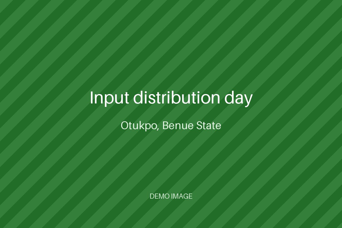 Input distribution day